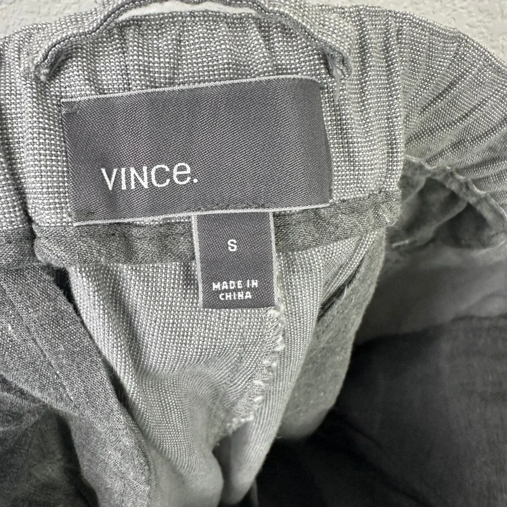 Vince Pants S Gray Textured‎ Jogger Minimalist Casual Everyday Athleisure Luxury